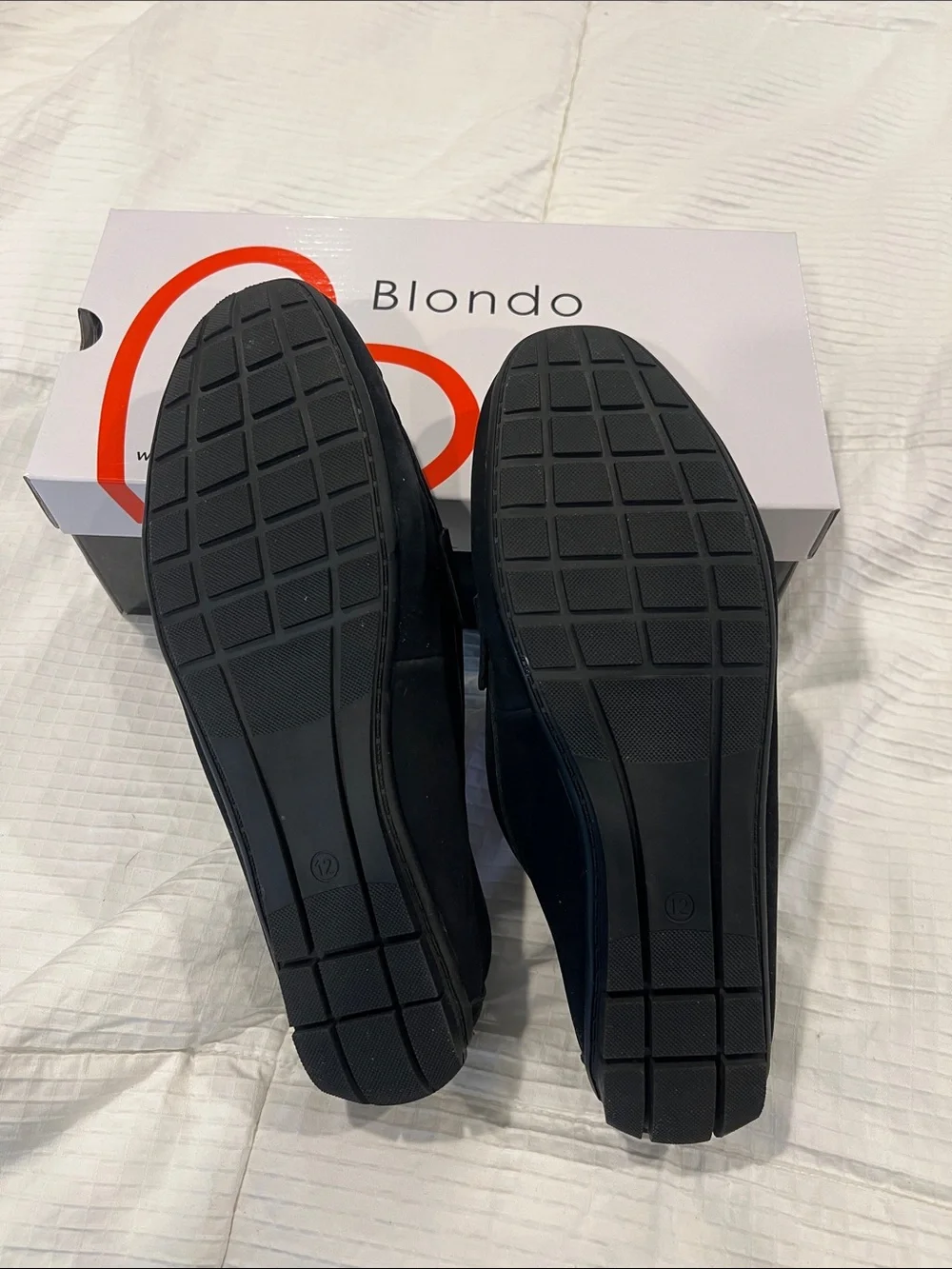 Blondo Black Suede Penny Loafers for Women